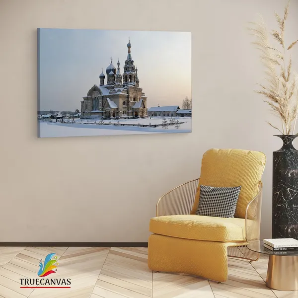Multicolor_Khram_Spasa,_Wooden_Framed_Canvas_Paintings_|_For_Living_Room_|_Bedroom_|_Office_|_Gallery_|_Ready_Wall_Mount_Canvas_Wall_Art_Painting_|_Size_-_12_X_18In,_Ct0143