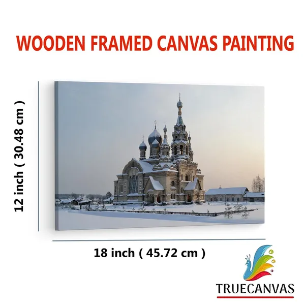 Multicolor_Khram_Spasa,_Wooden_Framed_Canvas_Paintings_|_For_Living_Room_|_Bedroom_|_Office_|_Gallery_|_Ready_Wall_Mount_Canvas_Wall_Art_Painting_|_Size_-_12_X_18In,_Ct0143
