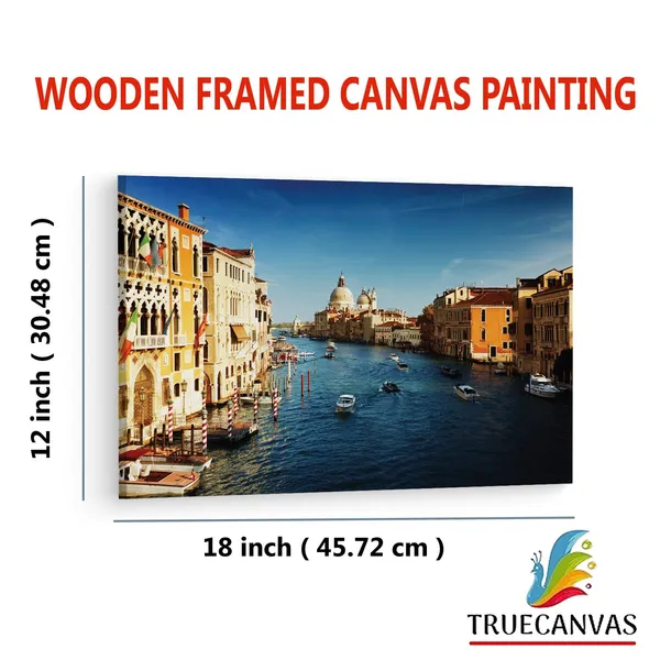 Multicolor_Grand_Canal,_Wooden_Framed_Canvas_Paintings_|_For_Living_Room_|_Bedroom_|_Office_|_Gallery_|_Ready_Wall_Mount_Canvas_Wall_Art_Painting_|_Size_-_12_X_18In,_Ct0146