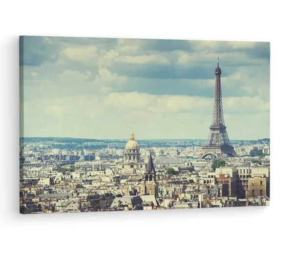 Multicolor_Eiffel_Tower,_Wooden_Framed_Canvas_Paintings_|_For_Living_Room_|_Bedroom_|_Office_|_Gallery_|_Ready_Wall_Mount_Canvas_Wall_Art_Painting_|_Size_-_12_X_18In,_Ct0148