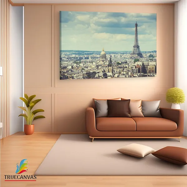 Multicolor_Eiffel_Tower,_Wooden_Framed_Canvas_Paintings_|_For_Living_Room_|_Bedroom_|_Office_|_Gallery_|_Ready_Wall_Mount_Canvas_Wall_Art_Painting_|_Size_-_12_X_18In,_Ct0148