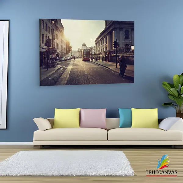 Multicolor_Trafalgar_Square,_Wooden_Framed_Canvas_Paintings_|_For_Living_Room_|_Bedroom_|_Office_|_Gallery_|_Ready_Wall_Mount_Canvas_Wall_Art_Painting_|_Size_-_12_X_18In,_Ct0149