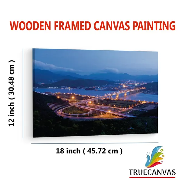 Multicolor_Hong_Kong_Highways,_Wooden_Framed_Canvas_Paintings_|_For_Living_Room_|_Bedroom_|_Office_|_Gallery_|_Ready_Wall_Mount_Canvas_Wall_Art_Painting_|_Size_-_12_X_18In,_Ct0151