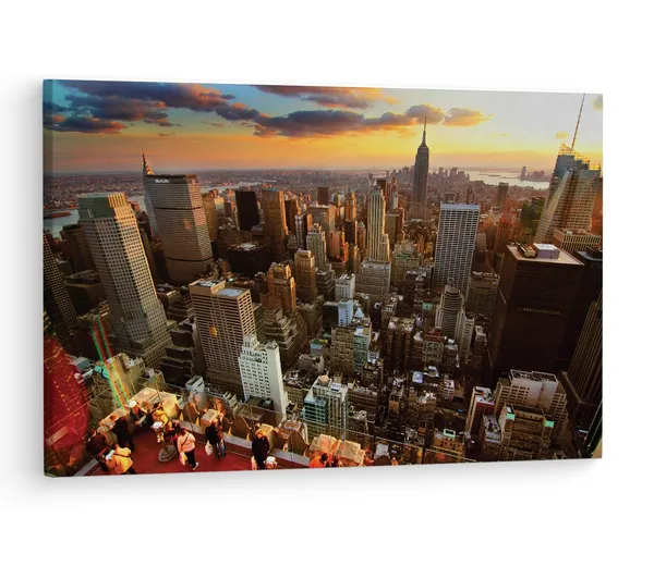Multicolor_Empire_State_Building,_Wooden_Framed_Canvas_Paintings_|_For_Living_Room_|_Bedroom_|_Office_|_Gallery_|_Ready_Wall_Mount_Canvas_Wall_Art_Painting_|_Size_-_12_X_18In,_Ct0153
