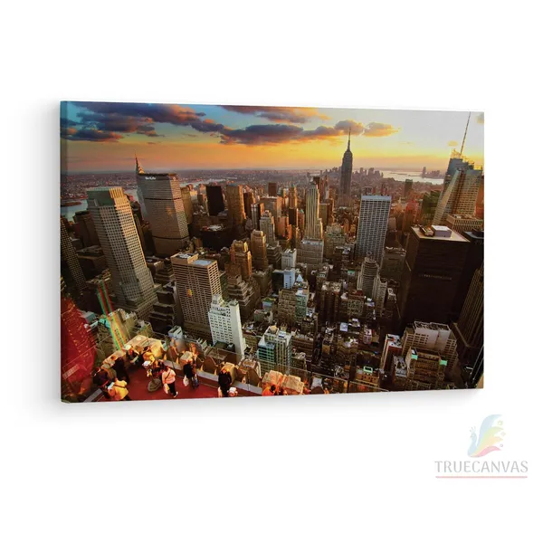 Multicolor_Empire_State_Building,_Wooden_Framed_Canvas_Paintings_|_For_Living_Room_|_Bedroom_|_Office_|_Gallery_|_Ready_Wall_Mount_Canvas_Wall_Art_Painting_|_Size_-_12_X_18In,_Ct0153