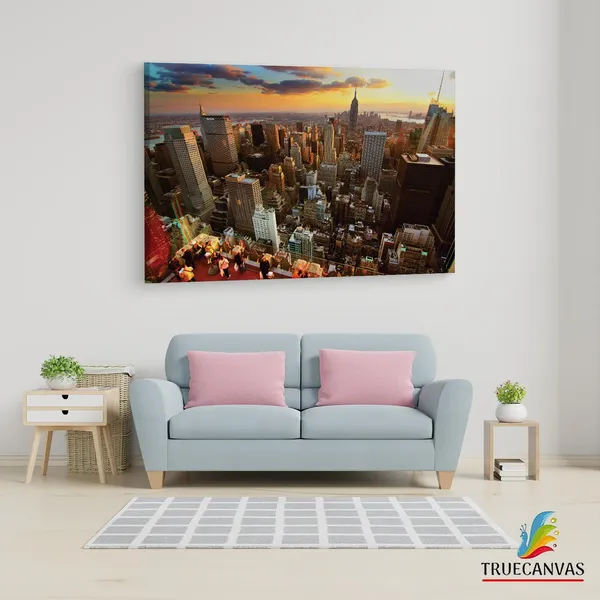Multicolor_Empire_State_Building,_Wooden_Framed_Canvas_Paintings_|_For_Living_Room_|_Bedroom_|_Office_|_Gallery_|_Ready_Wall_Mount_Canvas_Wall_Art_Painting_|_Size_-_12_X_18In,_Ct0153