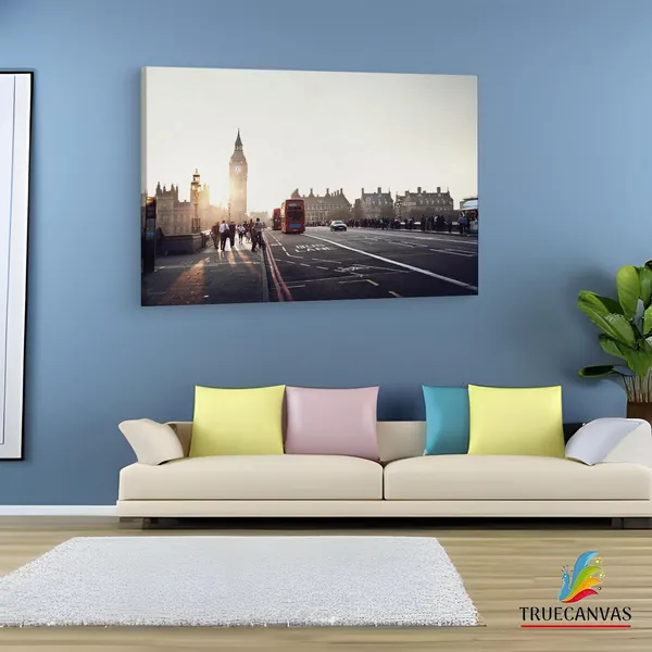 Multicolor_Westminster_Bridge,_Wooden_Framed_Canvas_Paintings_|_For_Living_Room_|_Bedroom_|_Office_|_Gallery_|_Ready_Wall_Mount_Canvas_Wall_Art_Painting_|_Size_-_12_X_18In,_Ct0154