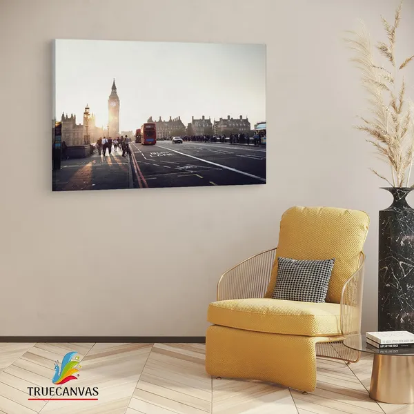 Multicolor_Westminster_Bridge,_Wooden_Framed_Canvas_Paintings_|_For_Living_Room_|_Bedroom_|_Office_|_Gallery_|_Ready_Wall_Mount_Canvas_Wall_Art_Painting_|_Size_-_12_X_18In,_Ct0154