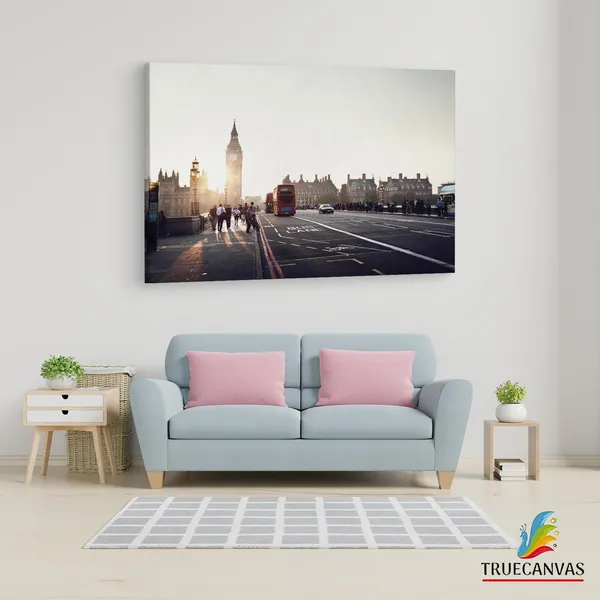 Multicolor_Westminster_Bridge,_Wooden_Framed_Canvas_Paintings_|_For_Living_Room_|_Bedroom_|_Office_|_Gallery_|_Ready_Wall_Mount_Canvas_Wall_Art_Painting_|_Size_-_12_X_18In,_Ct0154