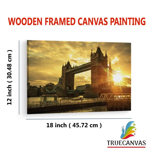 Multicolor_Tower_Bridge,_Wooden_Framed_Canvas_Paintings_|_For_Living_Room_|_Bedroom_|_Office_|_Gallery_|_Ready_Wall_Mount_Canvas_Wall_Art_Painting_|_Size_-_12_X_18In,_Ct0155