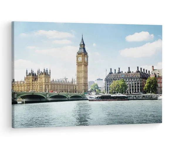Multicolor_Big_Ben,_Wooden_Framed_Canvas_Paintings_|_For_Living_Room_|_Bedroom_|_Office_|_Gallery_|_Ready_Wall_Mount_Canvas_Wall_Art_Painting_|_Size_-_12_X_18In,_Ct0156