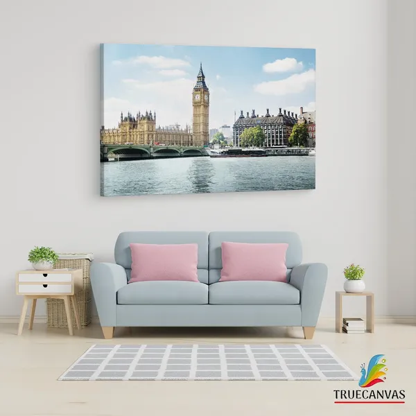 Multicolor_Big_Ben,_Wooden_Framed_Canvas_Paintings_|_For_Living_Room_|_Bedroom_|_Office_|_Gallery_|_Ready_Wall_Mount_Canvas_Wall_Art_Painting_|_Size_-_12_X_18In,_Ct0156