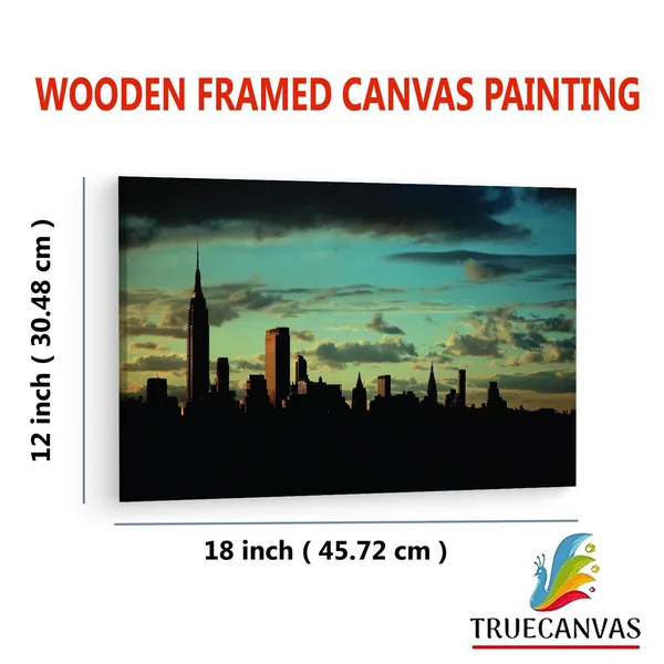Multicolor_Empire_State_Building,_Wooden_Framed_Canvas_Paintings_|_For_Living_Room_|_Bedroom_|_Office_|_Gallery_|_Ready_Wall_Mount_Canvas_Wall_Art_Painting_|_Size_-_12_X_18In,_Ct0158