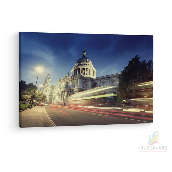 Multicolor_St._Paul'S_Cathedral,_Wooden_Framed_Canvas_Paintings_|_For_Living_Room_|_Bedroom_|_Office_|_Gallery_|_Ready_Wall_Mount_Canvas_Wall_Art_Painting_|_Size_-_12_X_18In,_Ct0162