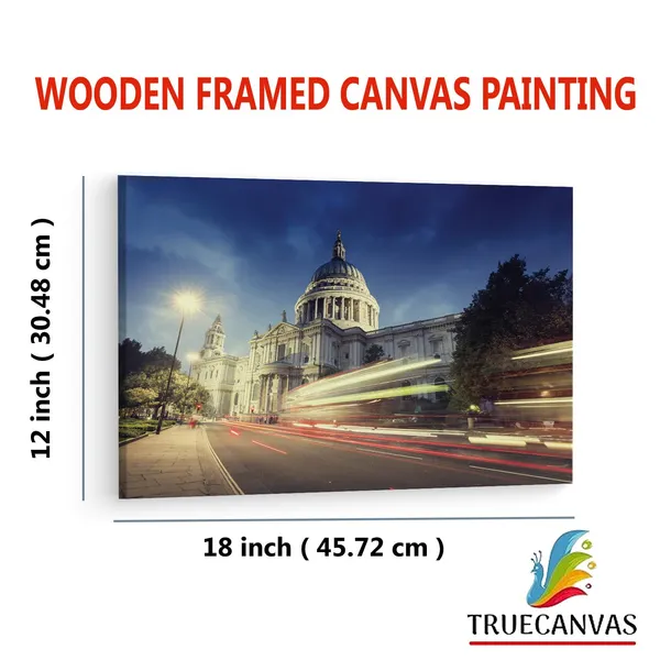 Multicolor_St._Paul'S_Cathedral,_Wooden_Framed_Canvas_Paintings_|_For_Living_Room_|_Bedroom_|_Office_|_Gallery_|_Ready_Wall_Mount_Canvas_Wall_Art_Painting_|_Size_-_12_X_18In,_Ct0162