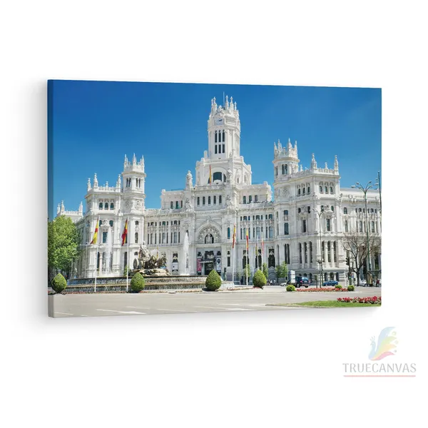 Multicolor_Cybele_Palace,_Wooden_Framed_Canvas_Paintings_|_For_Living_Room_|_Bedroom_|_Office_|_Gallery_|_Ready_Wall_Mount_Canvas_Wall_Art_Painting_|_Size_-_12_X_18In,_Ct0163