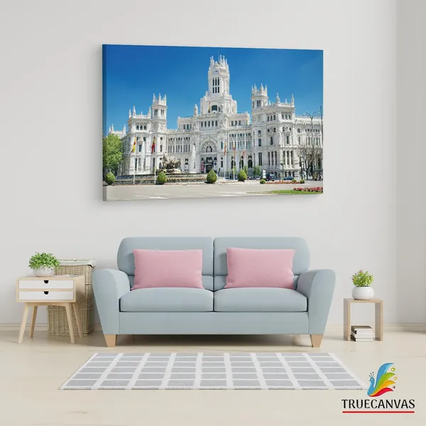 Multicolor_Cybele_Palace,_Wooden_Framed_Canvas_Paintings_|_For_Living_Room_|_Bedroom_|_Office_|_Gallery_|_Ready_Wall_Mount_Canvas_Wall_Art_Painting_|_Size_-_12_X_18In,_Ct0163