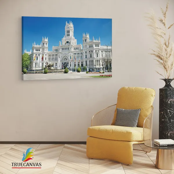 Multicolor_Cybele_Palace,_Wooden_Framed_Canvas_Paintings_|_For_Living_Room_|_Bedroom_|_Office_|_Gallery_|_Ready_Wall_Mount_Canvas_Wall_Art_Painting_|_Size_-_12_X_18In,_Ct0163
