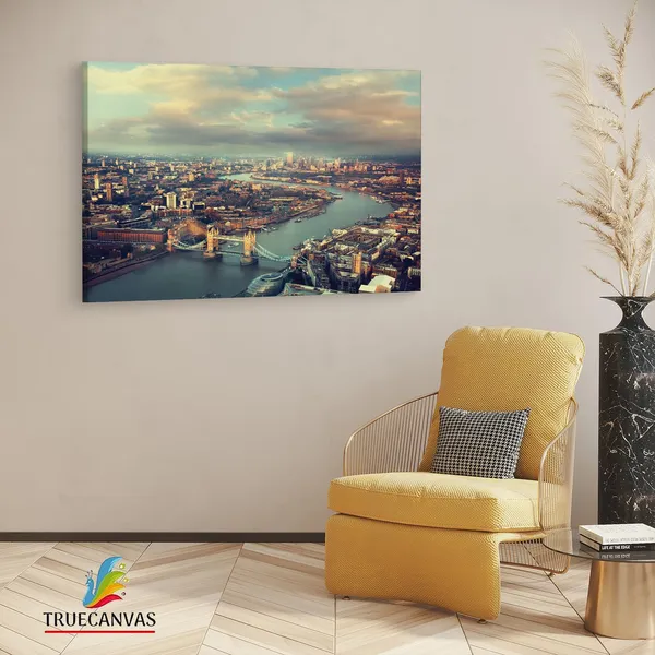 Multicolor_River_Thames,_Wooden_Framed_Canvas_Paintings_|_For_Living_Room_|_Bedroom_|_Office_|_Gallery_|_Ready_Wall_Mount_Canvas_Wall_Art_Painting_|_Size_-_12_X_18In,_Ct0164