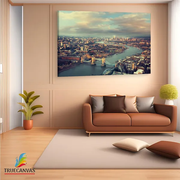 Multicolor_River_Thames,_Wooden_Framed_Canvas_Paintings_|_For_Living_Room_|_Bedroom_|_Office_|_Gallery_|_Ready_Wall_Mount_Canvas_Wall_Art_Painting_|_Size_-_12_X_18In,_Ct0164