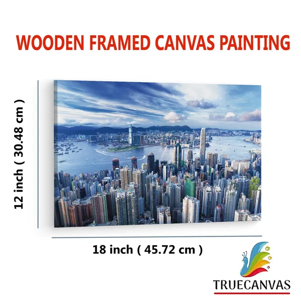 Multicolor_Victoria_Peak,_Wooden_Framed_Canvas_Paintings_|_For_Living_Room_|_Bedroom_|_Office_|_Gallery_|_Ready_Wall_Mount_Canvas_Wall_Art_Painting_|_Size_-_12_X_18In,_Ct0171