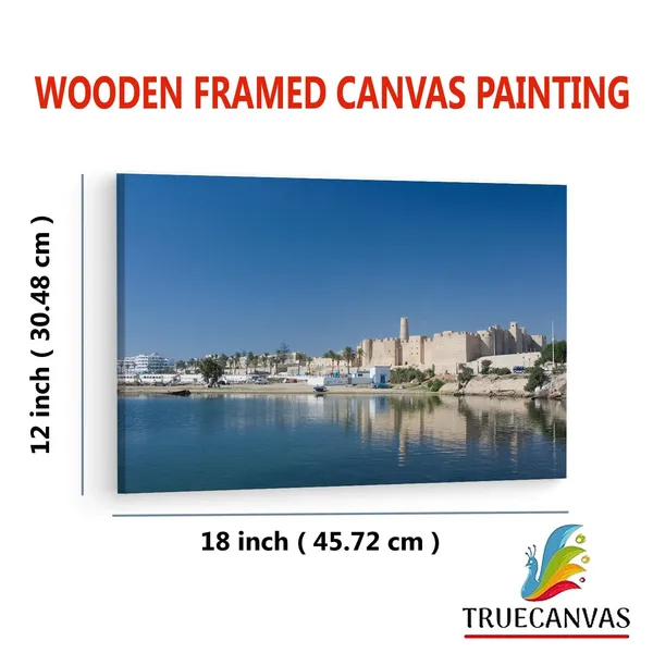 Multicolor_Monastir,_Wooden_Framed_Canvas_Paintings_|_For_Living_Room_|_Bedroom_|_Office_|_Gallery_|_Ready_Wall_Mount_Canvas_Wall_Art_Painting_|_Size_-_12_X_18In,_Ct0173