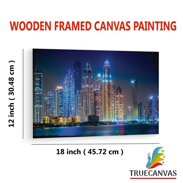 Multicolor_Burj_Khalifa,_Wooden_Framed_Canvas_Paintings_|_For_Living_Room_|_Bedroom_|_Office_|_Gallery_|_Ready_Wall_Mount_Canvas_Wall_Art_Painting_|_Size_-_12_X_18In,_Ct0176