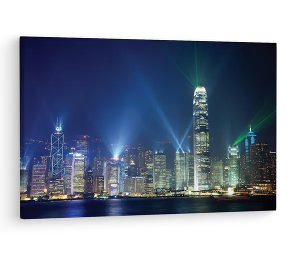 Multicolor_A_Symphony_Of_Lights,_Wooden_Framed_Canvas_Paintings_|_For_Living_Room_|_Bedroom_|_Office_|_Gallery_|_Ready_Wall_Mount_Canvas_Wall_Art_Painting_|_Size_-_12_X_18In,_Ct0177
