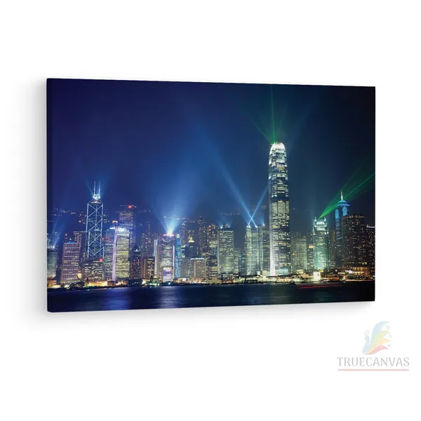 Multicolor_A_Symphony_Of_Lights,_Wooden_Framed_Canvas_Paintings_|_For_Living_Room_|_Bedroom_|_Office_|_Gallery_|_Ready_Wall_Mount_Canvas_Wall_Art_Painting_|_Size_-_12_X_18In,_Ct0177