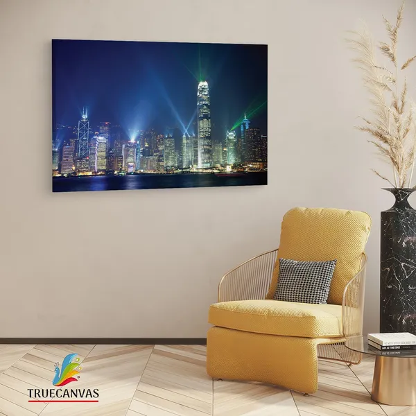 Multicolor_A_Symphony_Of_Lights,_Wooden_Framed_Canvas_Paintings_|_For_Living_Room_|_Bedroom_|_Office_|_Gallery_|_Ready_Wall_Mount_Canvas_Wall_Art_Painting_|_Size_-_12_X_18In,_Ct0177