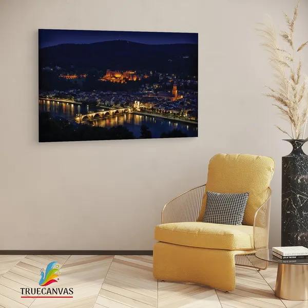 Multicolor_Heidelberg_4K_Night,_Wooden_Framed_Canvas_Paintings_|_For_Living_Room_|_Bedroom_|_Office_|_Gallery_|_Ready_Wall_Mount_Canvas_Wall_Art_Painting_|_Size_-_12_X_18In,_Ct0181