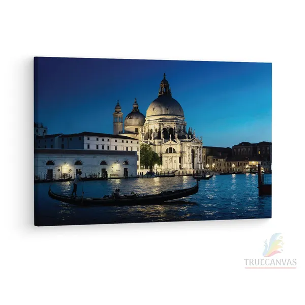 Multicolor_Basilica_Di_Santa_Maria,_Wooden_Framed_Canvas_Paintings_|_For_Living_Room_|_Bedroom_|_Office_|_Gallery_|_Ready_Wall_Mount_Canvas_Wall_Art_Painting_|_Size_-_12_X_18In,_Ct0186