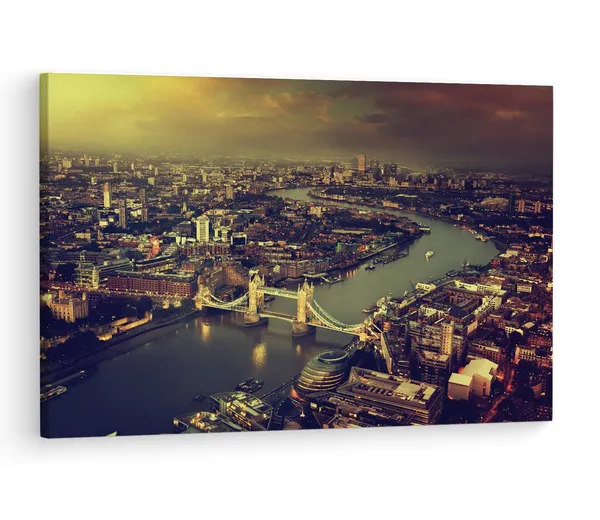 Multicolor_River_Thames,_Wooden_Framed_Canvas_Paintings_|_For_Living_Room_|_Bedroom_|_Office_|_Gallery_|_Ready_Wall_Mount_Canvas_Wall_Art_Painting_|_Size_-_12_X_18In,_Ct0188