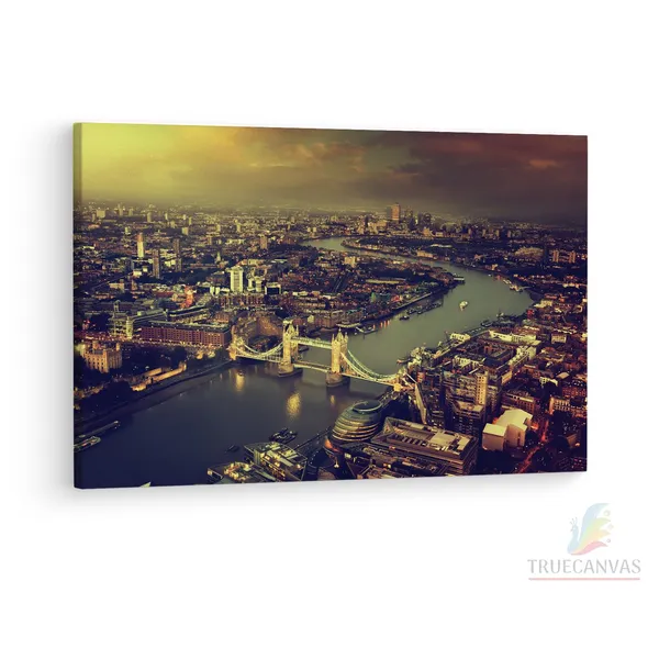 Multicolor_River_Thames,_Wooden_Framed_Canvas_Paintings_|_For_Living_Room_|_Bedroom_|_Office_|_Gallery_|_Ready_Wall_Mount_Canvas_Wall_Art_Painting_|_Size_-_12_X_18In,_Ct0188