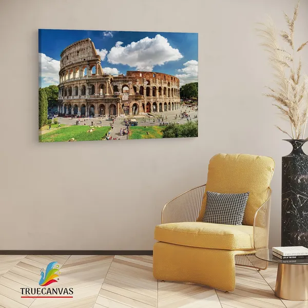 Multicolor_Colosseum,_Wooden_Framed_Canvas_Paintings_|_For_Living_Room_|_Bedroom_|_Office_|_Gallery_|_Ready_Wall_Mount_Canvas_Wall_Art_Painting_|_Size_-_12_X_18In,_Ct0189