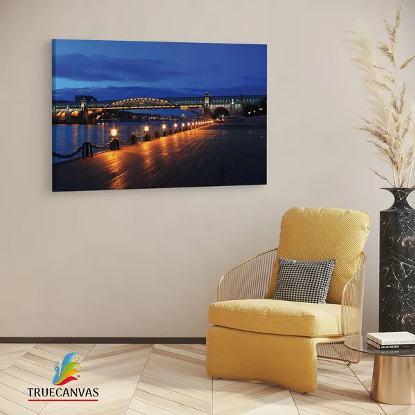 Multicolor_Cities,_Night,_Moskow,_Wooden_Framed_Canvas_Paintings_|_For_Living_Room_|_Bedroom_|_Office_|_Gallery_|_Ready_Wall_Mount_Canvas_Wall_Art_Painting_|_Size_-_12_X_18In,_Ct0196