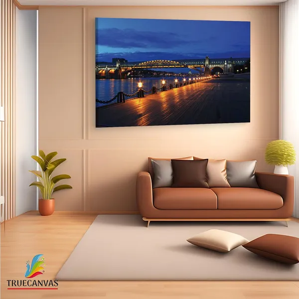 Multicolor_Cities,_Night,_Moskow,_Wooden_Framed_Canvas_Paintings_|_For_Living_Room_|_Bedroom_|_Office_|_Gallery_|_Ready_Wall_Mount_Canvas_Wall_Art_Painting_|_Size_-_12_X_18In,_Ct0196