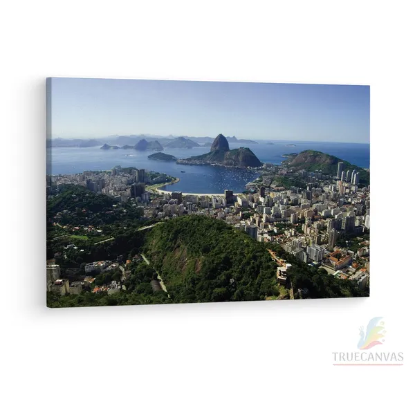 Multicolor_Rio_De_Janeiro_View,_Wooden_Framed_Canvas_Paintings_|_For_Living_Room_|_Bedroom_|_Office_|_Gallery_|_Ready_Wall_Mount_Canvas_Wall_Art_Painting_|_Size_-_12_X_18In,_Ct0198