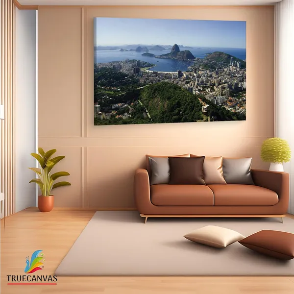 Multicolor_Rio_De_Janeiro_View,_Wooden_Framed_Canvas_Paintings_|_For_Living_Room_|_Bedroom_|_Office_|_Gallery_|_Ready_Wall_Mount_Canvas_Wall_Art_Painting_|_Size_-_12_X_18In,_Ct0198
