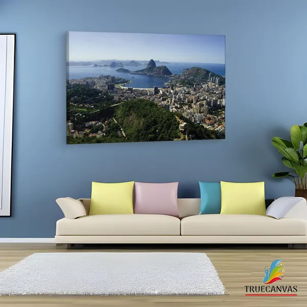 Multicolor_Rio_De_Janeiro_View,_Wooden_Framed_Canvas_Paintings_|_For_Living_Room_|_Bedroom_|_Office_|_Gallery_|_Ready_Wall_Mount_Canvas_Wall_Art_Painting_|_Size_-_12_X_18In,_Ct0198