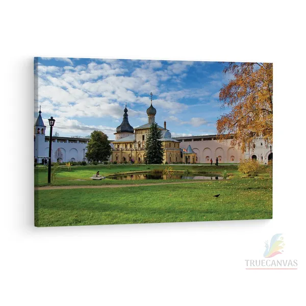 Multicolor_Rostov_Kremlin,_Wooden_Framed_Canvas_Paintings_|_For_Living_Room_|_Bedroom_|_Office_|_Gallery_|_Ready_Wall_Mount_Canvas_Wall_Art_Painting_|_Size_-_12_X_18In,_Ct0199