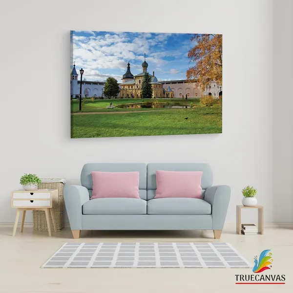 Multicolor_Rostov_Kremlin,_Wooden_Framed_Canvas_Paintings_|_For_Living_Room_|_Bedroom_|_Office_|_Gallery_|_Ready_Wall_Mount_Canvas_Wall_Art_Painting_|_Size_-_12_X_18In,_Ct0199