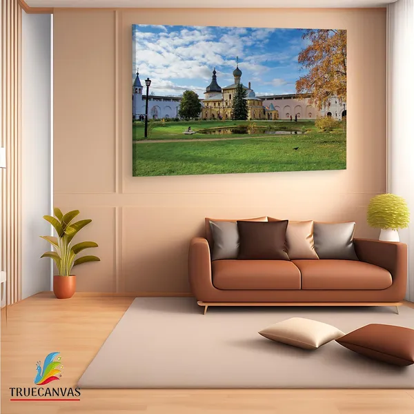 Multicolor_Rostov_Kremlin,_Wooden_Framed_Canvas_Paintings_|_For_Living_Room_|_Bedroom_|_Office_|_Gallery_|_Ready_Wall_Mount_Canvas_Wall_Art_Painting_|_Size_-_12_X_18In,_Ct0199