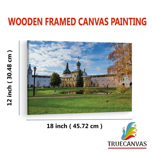 Multicolor_Rostov_Kremlin,_Wooden_Framed_Canvas_Paintings_|_For_Living_Room_|_Bedroom_|_Office_|_Gallery_|_Ready_Wall_Mount_Canvas_Wall_Art_Painting_|_Size_-_12_X_18In,_Ct0199