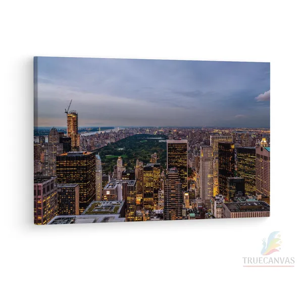 Multicolor_Central_Park,_Wooden_Framed_Canvas_Paintings_|_For_Living_Room_|_Bedroom_|_Office_|_Gallery_|_Ready_Wall_Mount_Canvas_Wall_Art_Painting_|_Size_-_12_X_18In,_Ct0201
