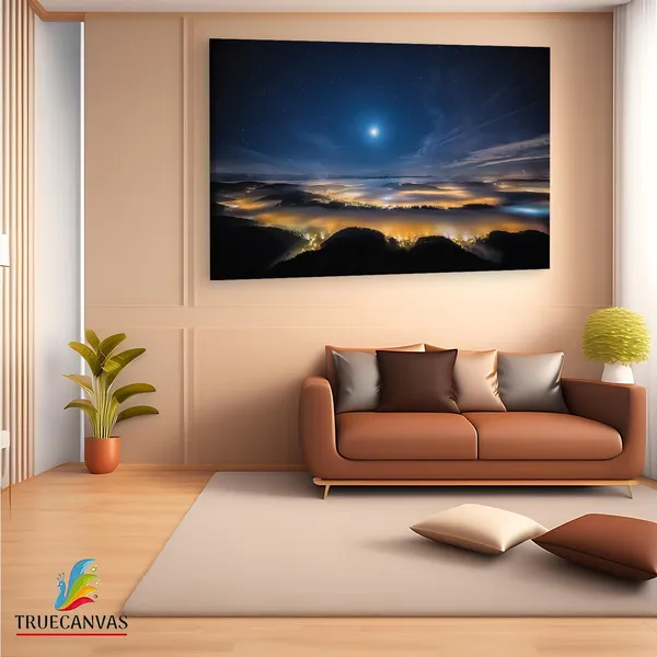 Multicolor_Birds_Eye_Night_Sky,_Wooden_Framed_Canvas_Paintings_|_For_Living_Room_|_Bedroom_|_Office_|_Gallery_|_Ready_Wall_Mount_Canvas_Wall_Art_Painting_|_Size_-_12_X_18In,_Ct0202