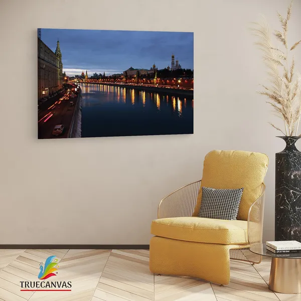 Multicolor_Moskva_River,_Wooden_Framed_Canvas_Paintings_|_For_Living_Room_|_Bedroom_|_Office_|_Gallery_|_Ready_Wall_Mount_Canvas_Wall_Art_Painting_|_Size_-_12_X_18In,_Ct0208