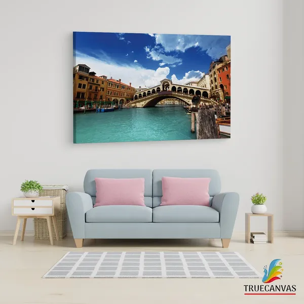 Multicolor_Rialto_Bridge,_Wooden_Framed_Canvas_Paintings_|_For_Living_Room_|_Bedroom_|_Office_|_Gallery_|_Ready_Wall_Mount_Canvas_Wall_Art_Painting_|_Size_-_12_X_18In,_Ct0212