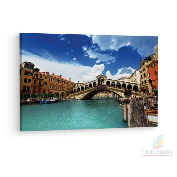 Multicolor_Rialto_Bridge,_Wooden_Framed_Canvas_Paintings_|_For_Living_Room_|_Bedroom_|_Office_|_Gallery_|_Ready_Wall_Mount_Canvas_Wall_Art_Painting_|_Size_-_12_X_18In,_Ct0212