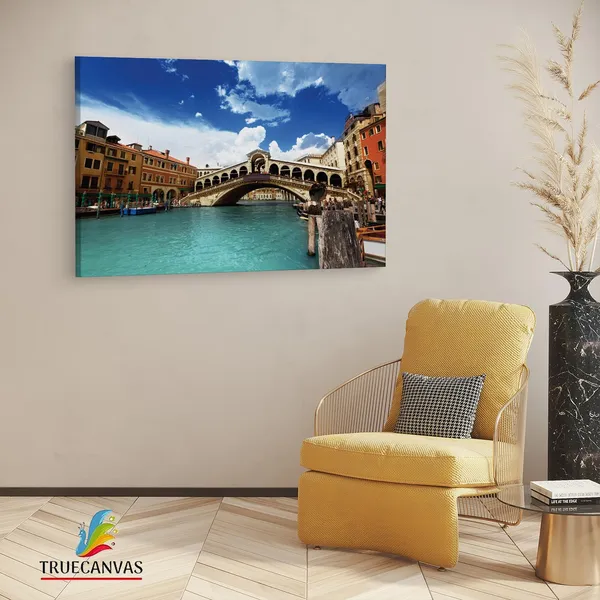 Multicolor_Rialto_Bridge,_Wooden_Framed_Canvas_Paintings_|_For_Living_Room_|_Bedroom_|_Office_|_Gallery_|_Ready_Wall_Mount_Canvas_Wall_Art_Painting_|_Size_-_12_X_18In,_Ct0212